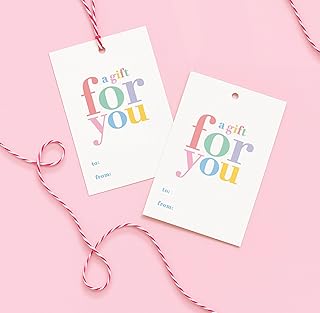 50-Pack Gift Tags - “A Gift for You” | Holiday, Christmas, Gifts, and Bi...