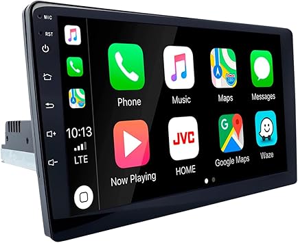 H-TECH Central Multimidia 9pol 1Din 2GB 32GB Android 12 Carplay Android Auto