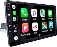 H-TECH Central Multimidia 9pol 1Din 2GB 32GB Android 12 Carplay Android Auto