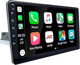 H-TECH Central Multimidia 9pol 1Din 2GB 32GB Android 12 Carplay Android Auto