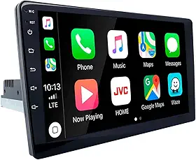 H-TECH Central Multimidia 9pol 1Din 2GB 32GB Android 12 Carplay Android Auto