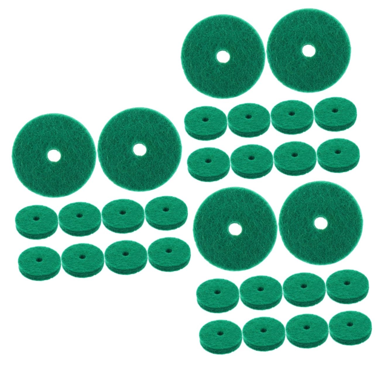Levemolo 3sets Felt Piano Keyboard Washers Leveling Key Balance Felt Piano Pad Replacement 90pcs*3