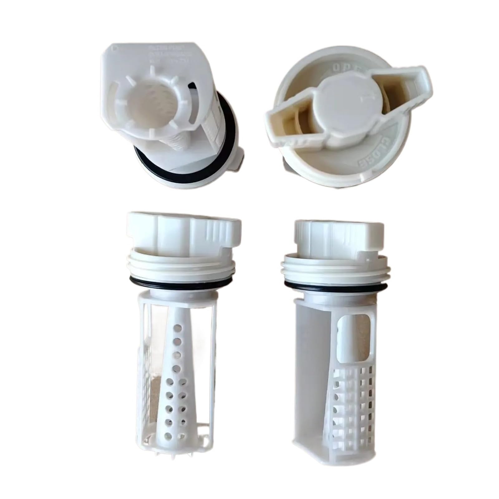 Rshechufbfg White Drain Pump Filter Cover Drain Plug Replacement Parts, Compatible For Samsung, Haier, Little Swan, Tcl, Midea Washing Machine(White)