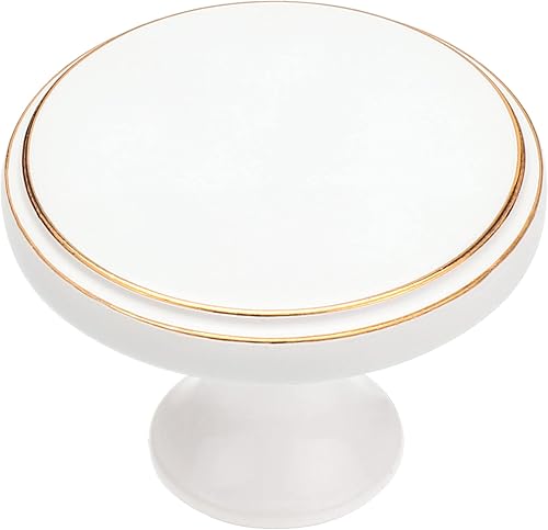 HUGOLEM Paquete de 2 tiradores de cajones de forma redonda, color bronce, elegante, estilo vintage, color negro cepillado, pomos de aparador,