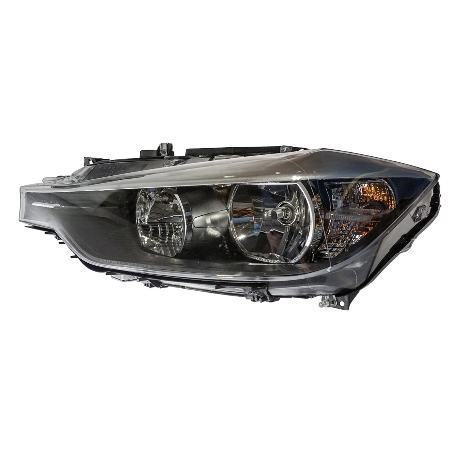 TRQ Driver Side Headlight Assembly Halogen Compatible with 2013-2015 BMW 320i 2012-2015 328i 335i 2013-2014 ActiveHybrid 3 BM2502169