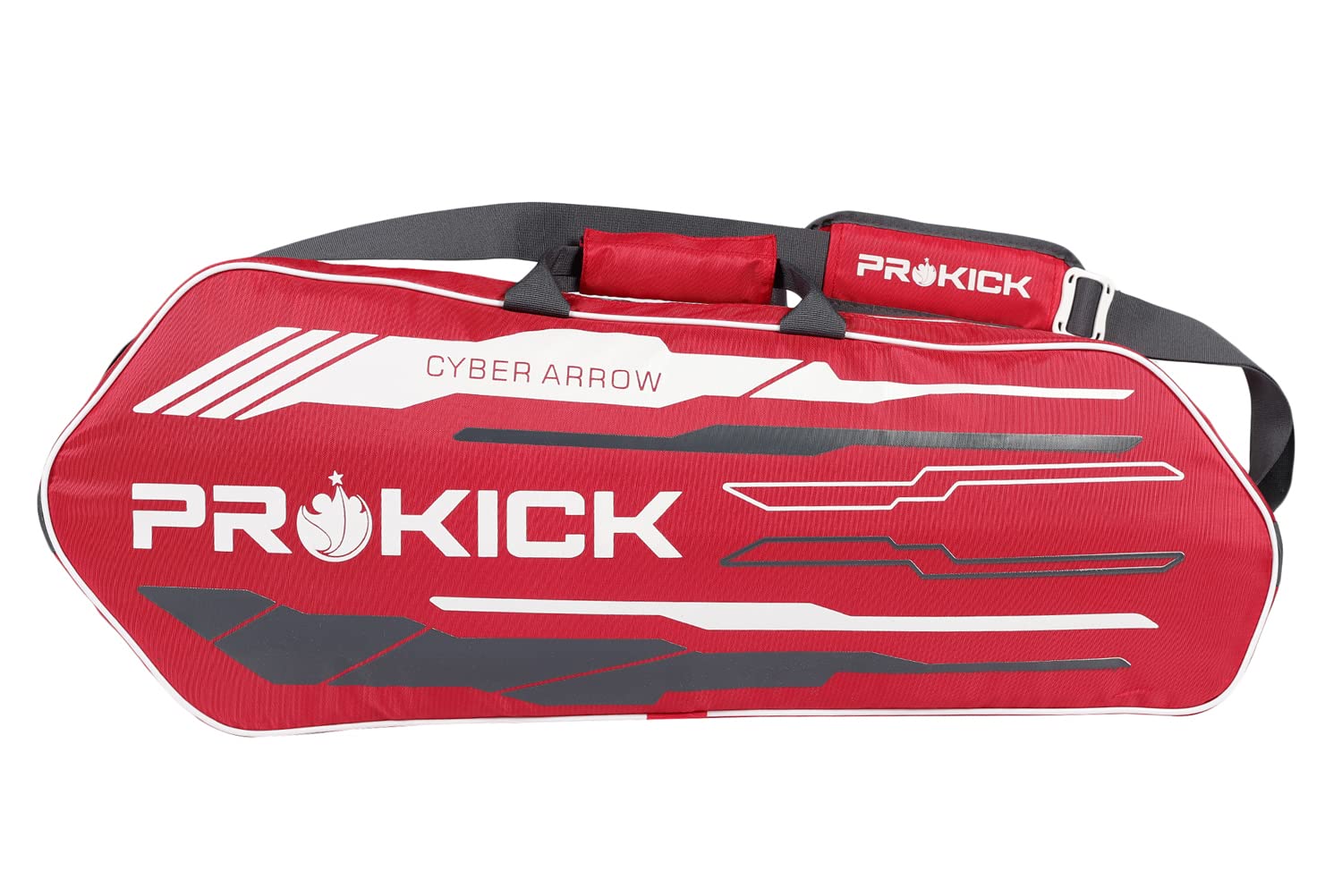 Prokick Cyber Arrow Badminton Kitbag with Double Zipper Compartments, Red (B0BKTBM8C4) Amazon Price History, Amazon Price Tracker