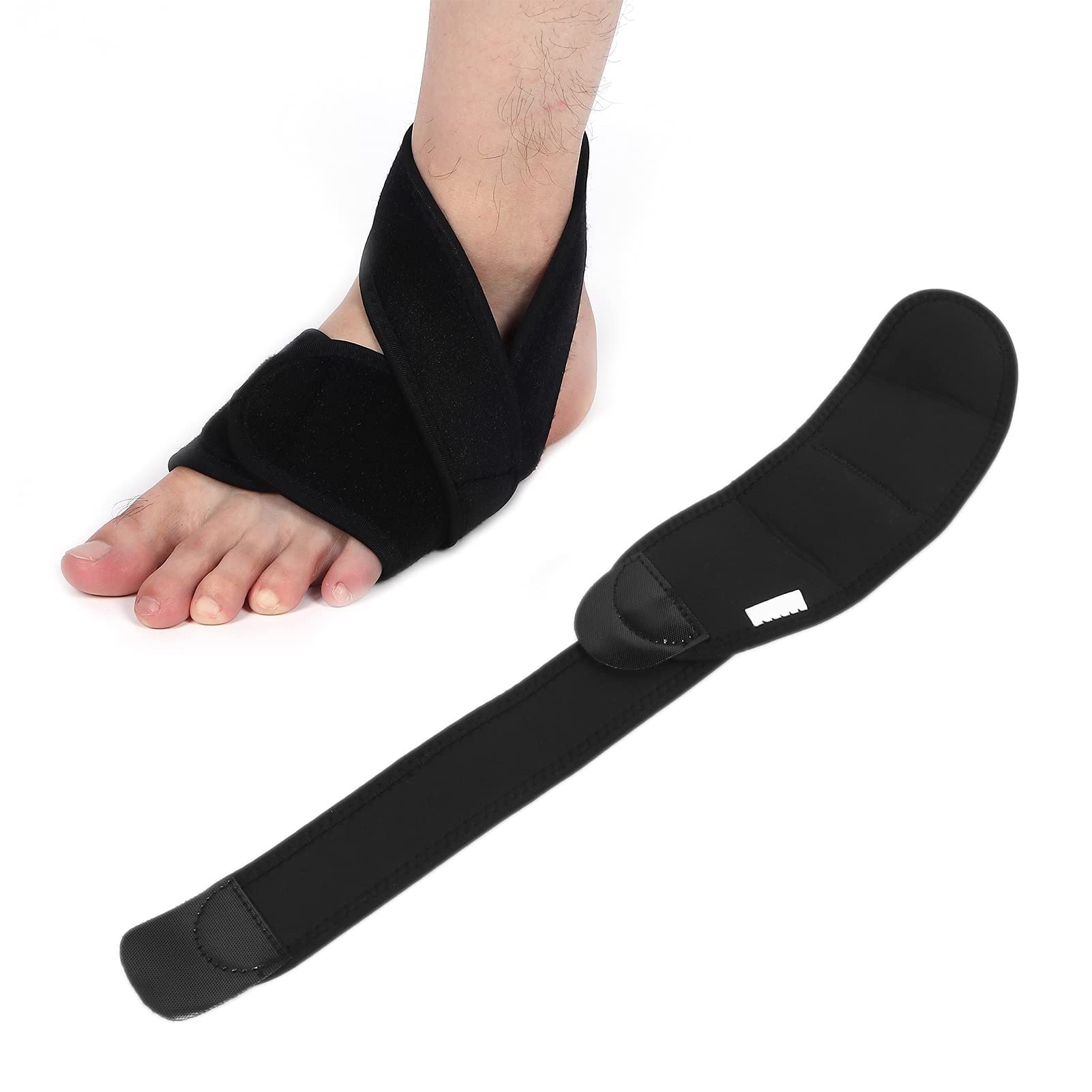 Excefore Adjustable Foot Drop Orthotic Brace for Varus and Valgus Support, Soft, Comfortable, Left Foot Design