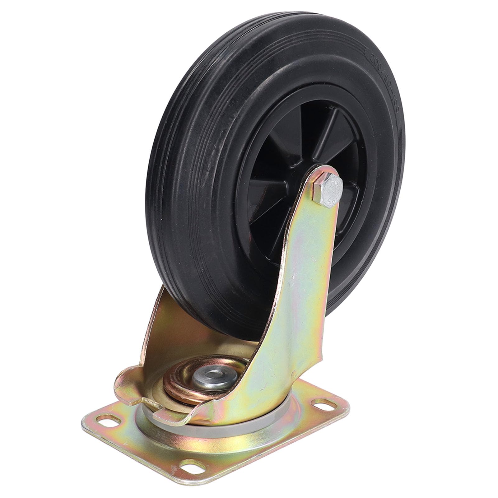FTVOGUE Pivotante Industrielle, 8 Pouces, Caoutchouc 440 Lb