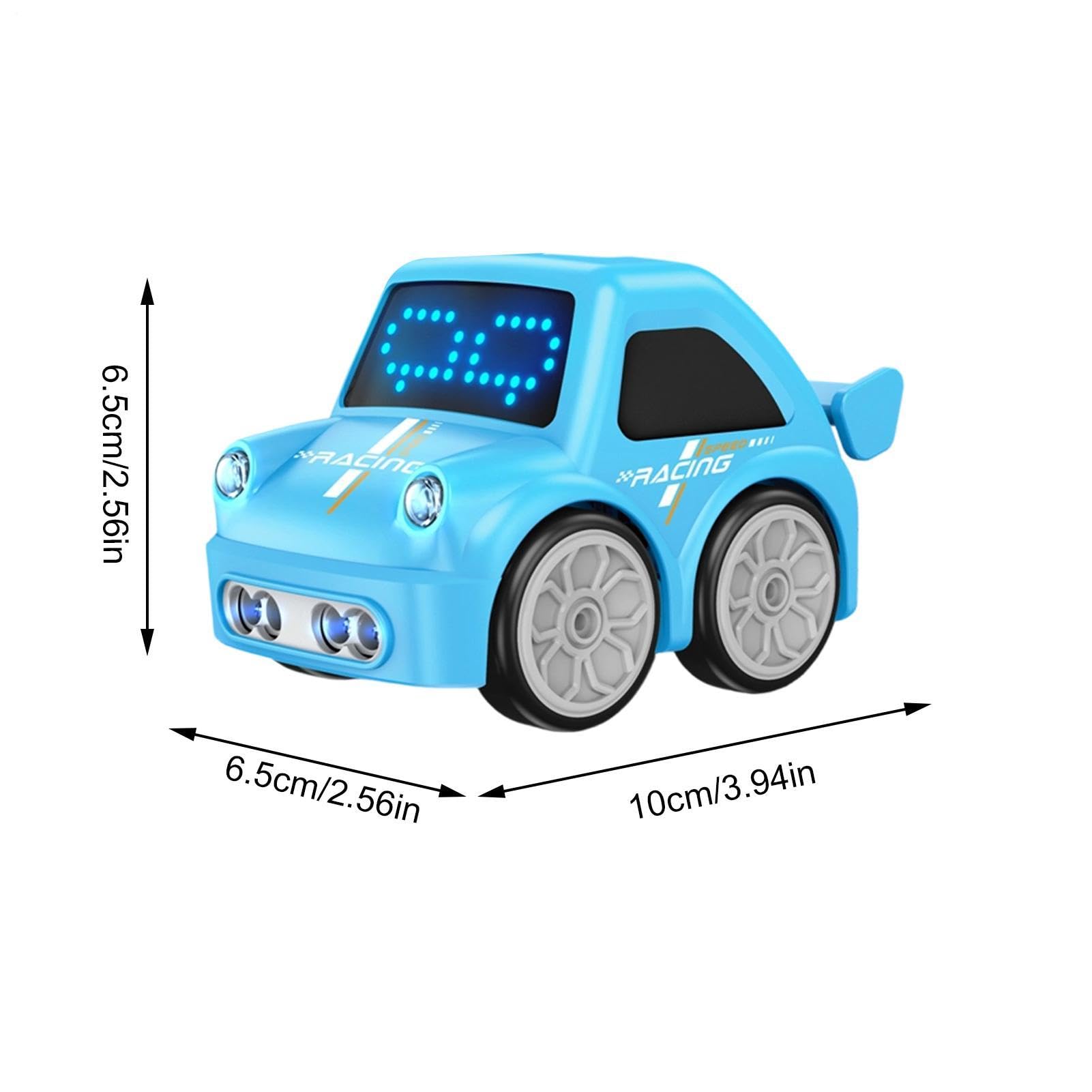 Samochód RC Mały Interaktywny Robot Pojazd | Inteligentnego Podążania i Ucieczki Samochód Zdalnie Sterowany Dla Dzieci Przedszkola Żłobka Na Zewnątrz I W Domku