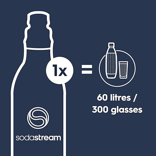 Miniatura 7 de SodaStream Máquina de agua con gas Art (negro) con CO2 y botella apta para lavavajillas