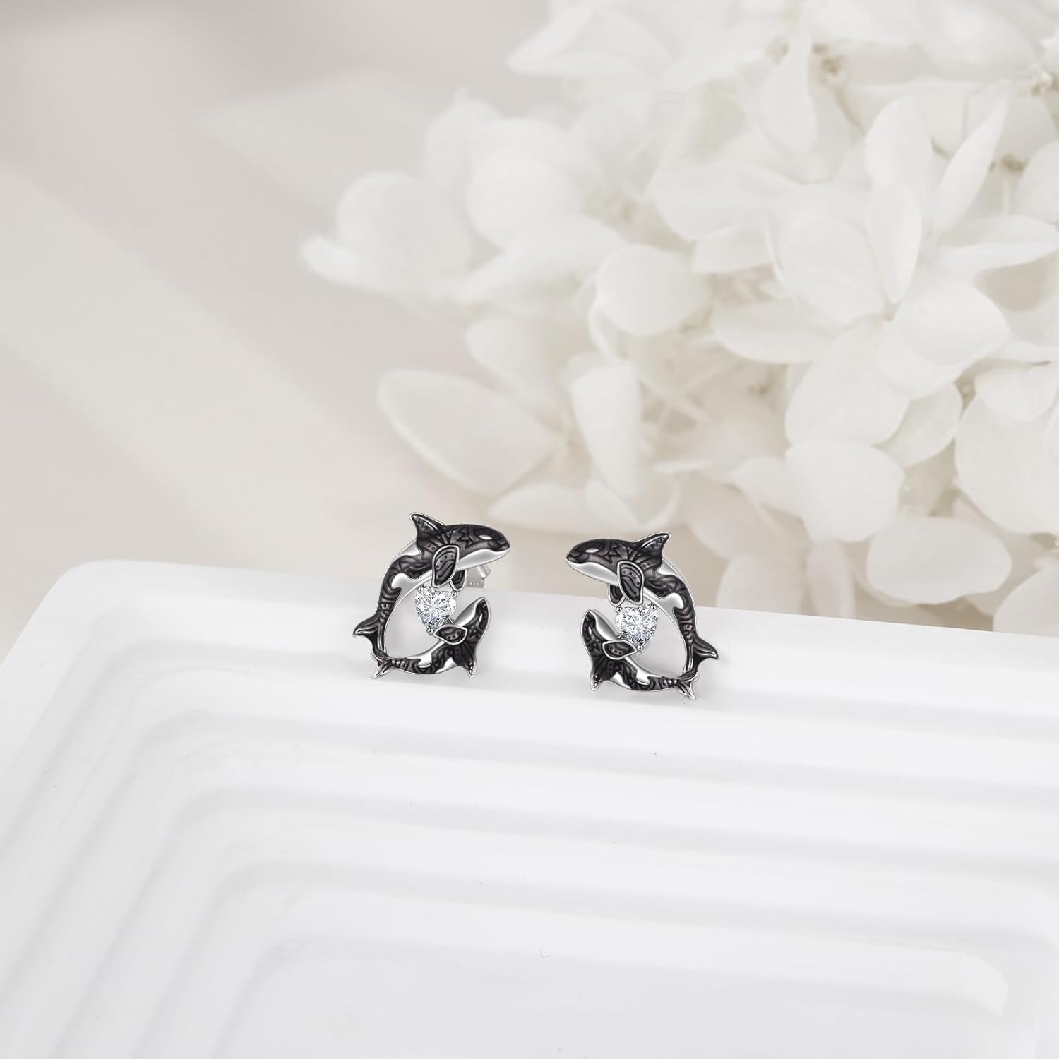 POPLYKE Animal Earrings for Women 925 Sterling Silver Hypoallergenic Jewelry Birthday Gifts for Sensitive Ears - Image 4
