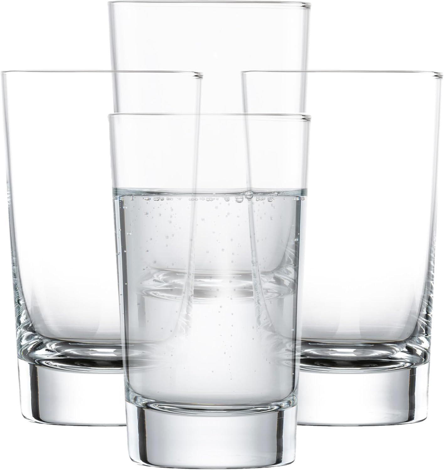 SCHOTT ZWIESEL Allround Becher Bar Special 4er Set, Longdrinkgläser aus Tritan Kristallglas, spülmaschinenfestes Trinkglas für Cocktails und Softdrinks, 123636