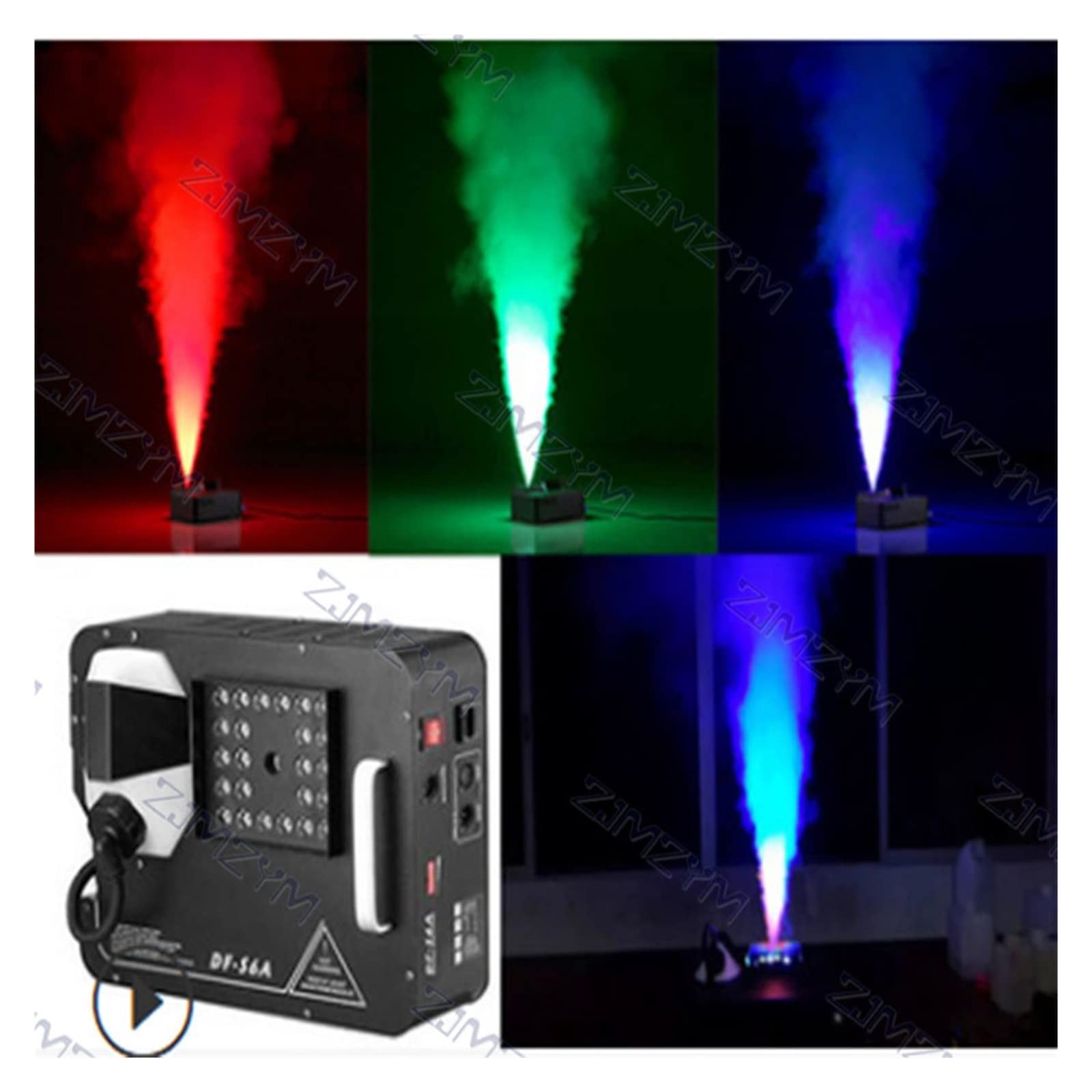 brumisateur professionnel vertical de la machine 24x9W fumée brouillard 1500W LED for l'équipement d'étape,Performances Puissantes