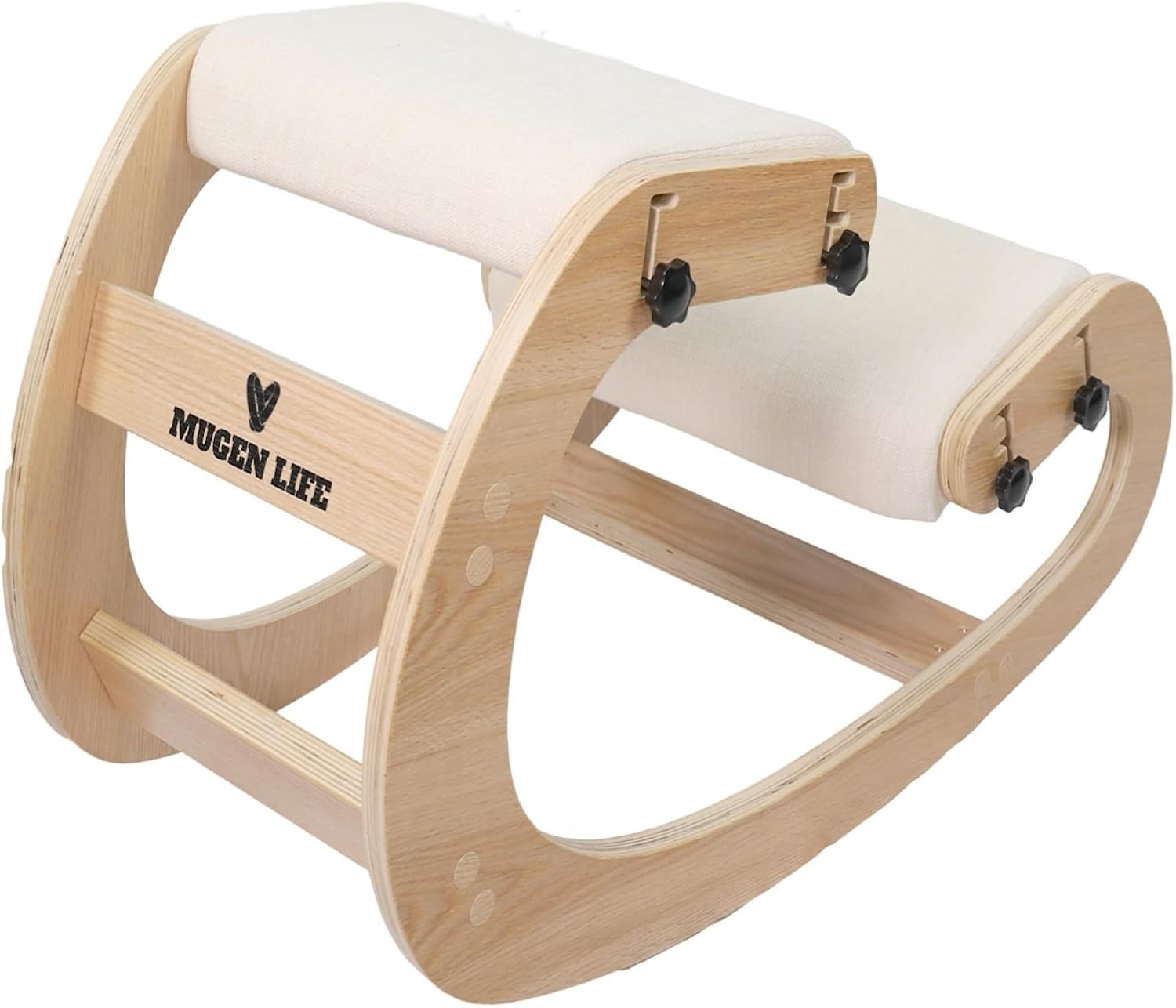 Ergonomic Adjustable Kneeling Chair for Back Pain Relief - Office Desk Posture Stool with Multiple Height Adjustments - Improves Posture & Comfort