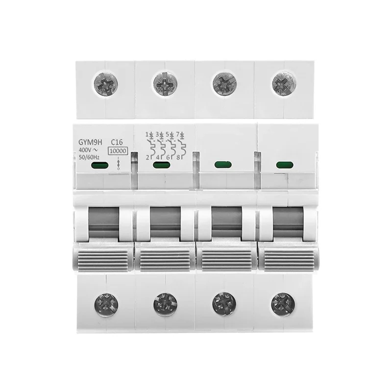 Disjoncteur GYM9H 10KA 4P 6A -63A 220V Courbe C 1 pièce(50A)