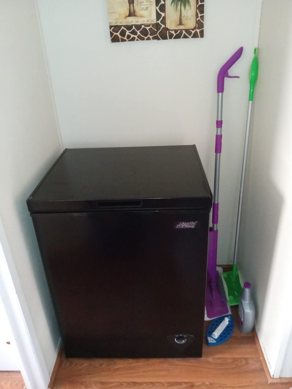 33/mo Finance Arctic King Chest Freezer 5 cu ft (Black) Buy Now, Pay Later