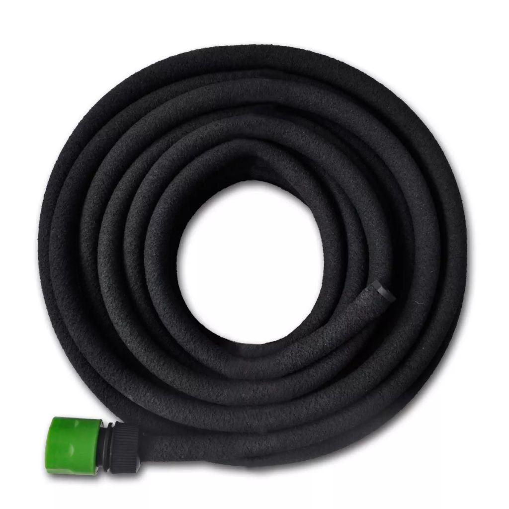Tuyau d'Aspiration avec Raccords en Laiton Pompe de Jardin Tuyau d'Arrosage Tuyau microporeux pour Arrosage Irrigation de Jardin Connecteur 1/2 Pouces 50 m