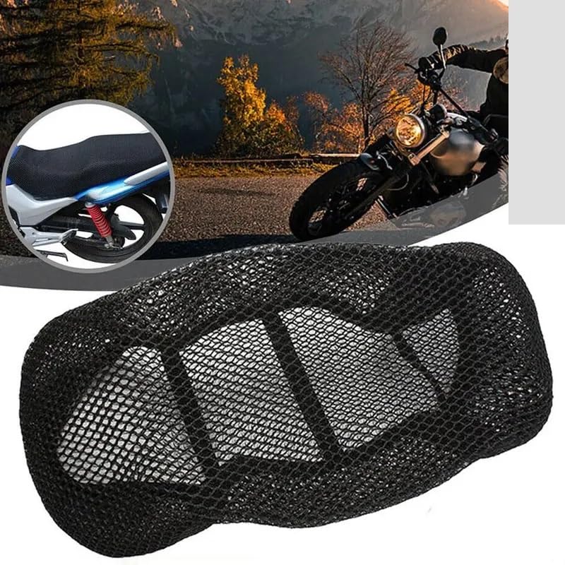 Funda asiento motocicleta universal malla transpirable scooter protector 3