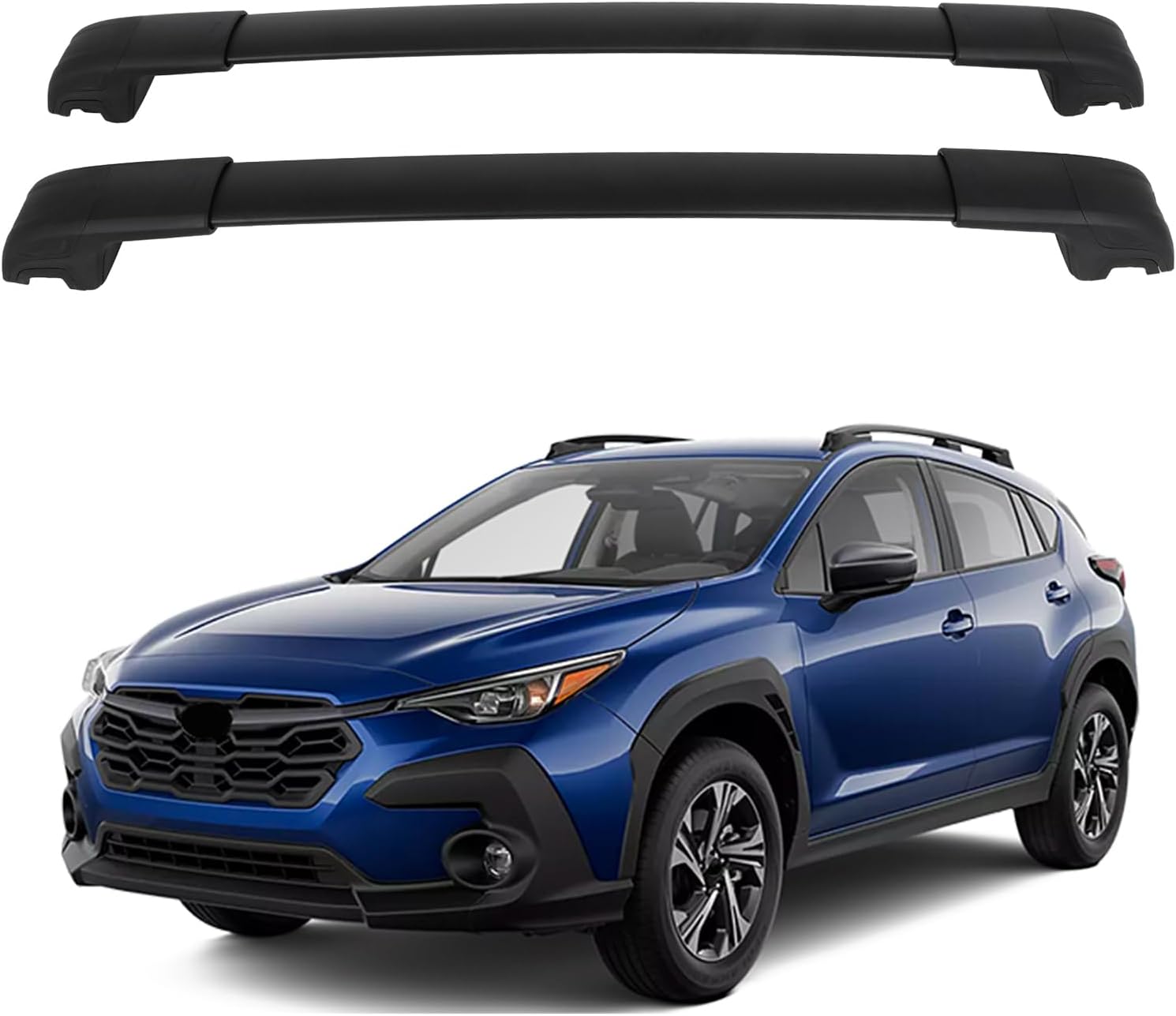 OCPTY Roof Rack Cross Bars Fit For Subaru Crosstrek 2024 Luggage Racks Rooftop Cargo Carrier Bag Luggage Kayak Canoe Bike Snowboard Skiboard