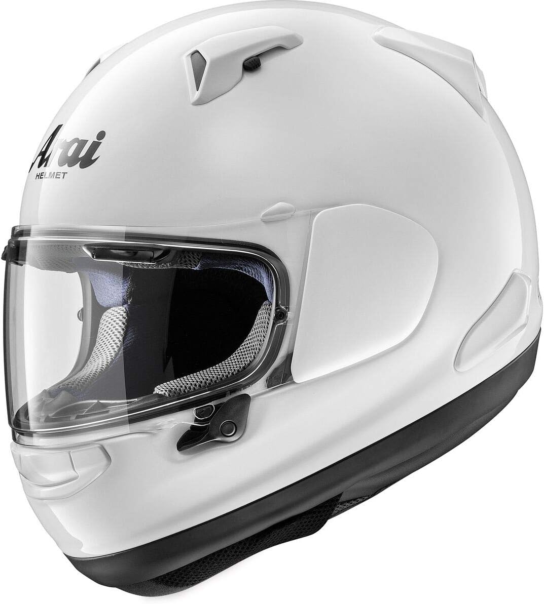 Arai Quantum-X Solid Adult Street Motorcycle Helmet – White/Small Arai Quantum-X Solid Adult Street Motorcycle Helmet – White/Small