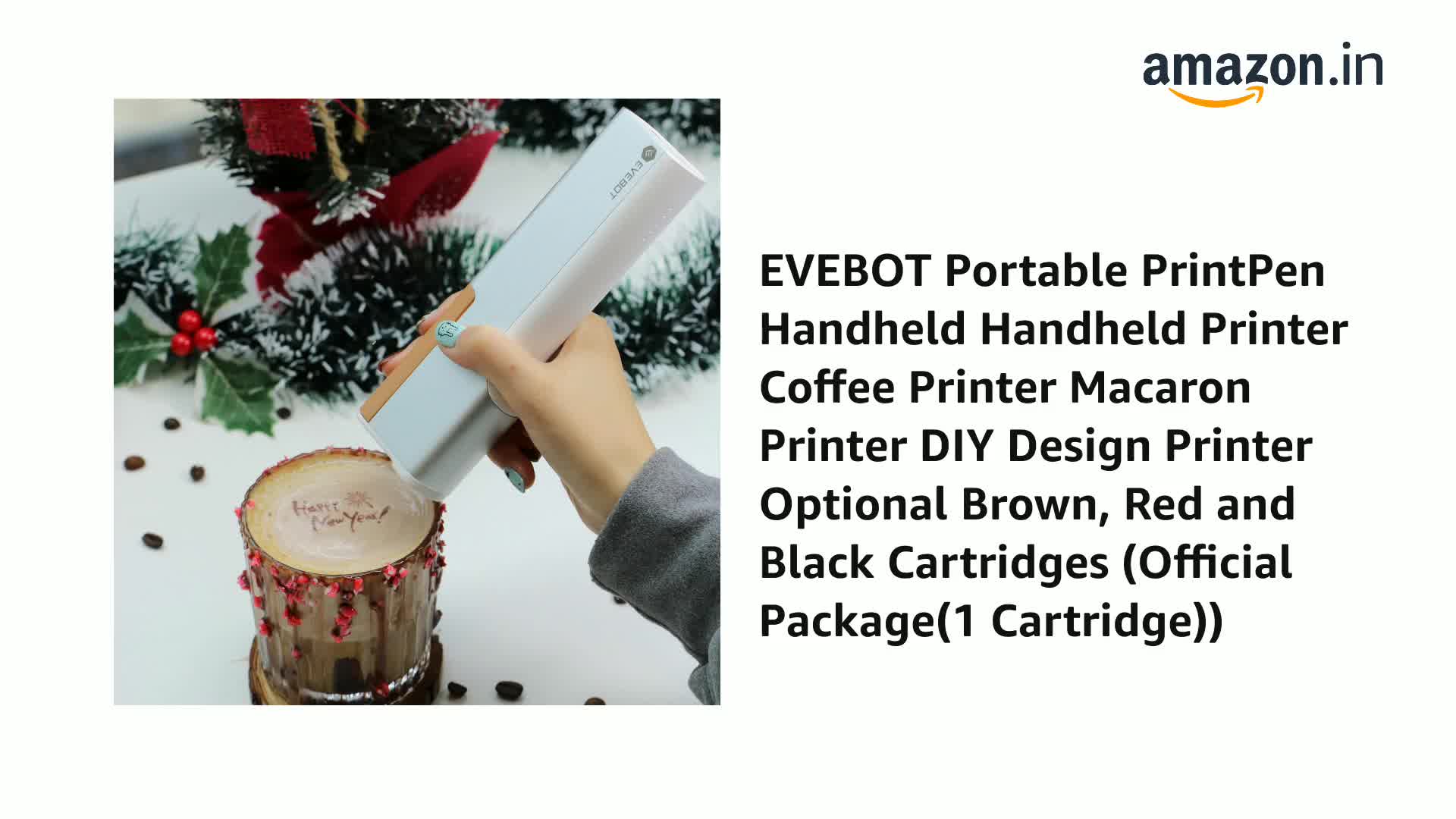 EVEBOT Portable PrintPen Handheld Handheld Printer Coffee Printer