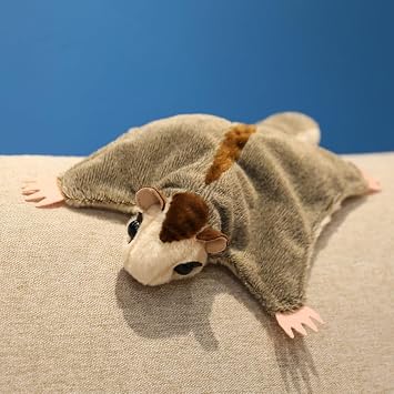 Musasabi Momonga Plush, Real-looking Hugging Pillow, Cute, Animal, Small, Good to the Touch, Animal, Nap Pillow, Soft, Back, Sleeping All, Celebration, Childrens Day, Christmas, 13.0 x 7.5 inches 33