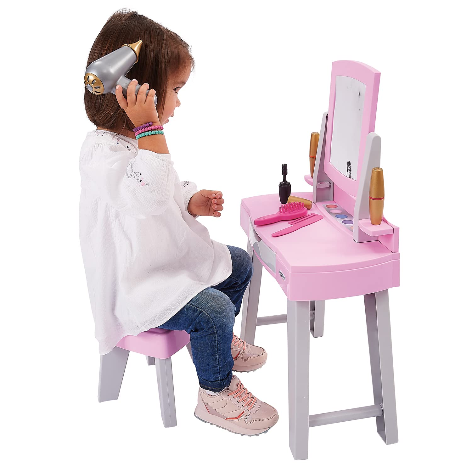 Ecoiffier-Ma Primera Tocador – 1809 – Juego de imitación – 12 – 36 Meses – Juguetes Fabricado en Francia, Color Colorido