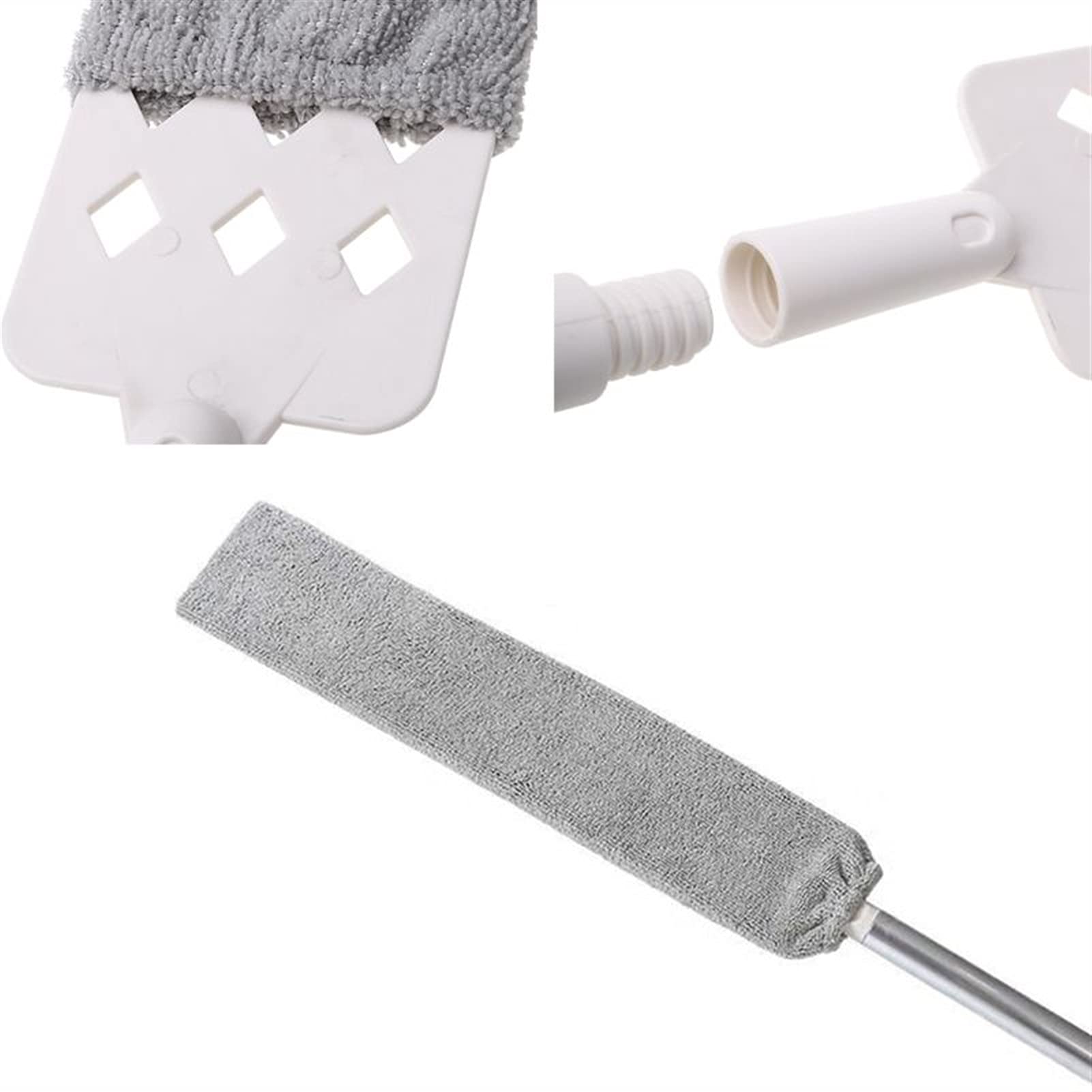 TOMYEUS Spolverino Pennello da Comodino Pennello Flessibile Manico Lungo MOP DOLTO Dusty Microfibre SHUTUST for DIFA DISPOSITIBILE Strumenti for la Pulizia della Famiglia Extensible Piumini Spolvero