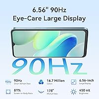 Vista 4 de OSCAL Teléfonos Android Desbloqueados para T-Mobile, FLAT 2 Teléfono Android 15 (2025), 12GB+128GB/2TB TF Octa Core, Teléfonos Dual SIM