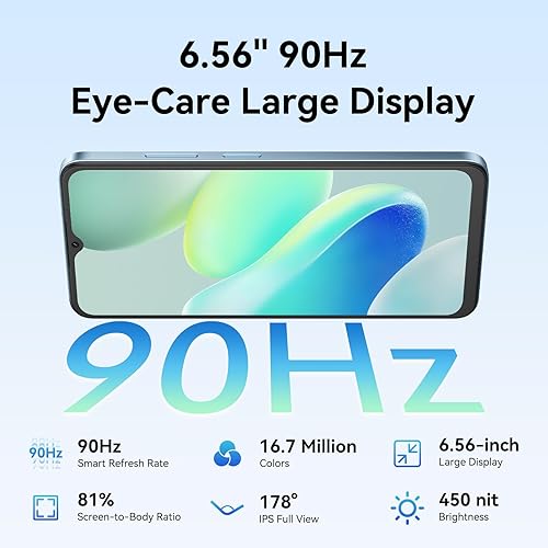 Miniatura 4 de OSCAL Teléfonos Android desbloqueados para teléfono T-Mobile, FLAT 2 Android 15 (2025), 12GB+128GB2TB TF Octa Core, teléfonos Dual SIM desbloqueados