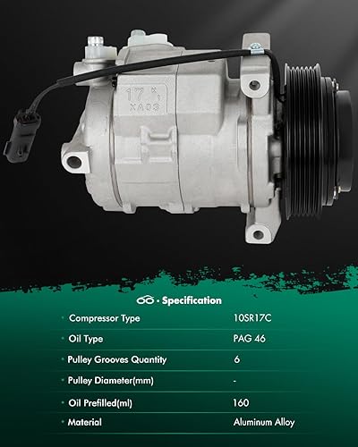 Miniatura 165 de SCITOO CO 10739C - Compresor de CA compatible con Honda Element 2.4L 2003 2004 2005 2006 2007 2008 2009 2010 2011