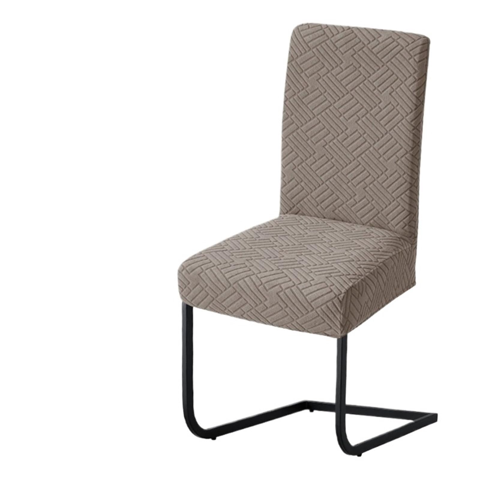 FVDZRFIE Chair Covers 1/4/6pcs Jacquard Dining Room Chair Covers Stretch Banquet Chair Cover Adjustable Removable Seat Slipcovers(Color 2,2pcs)