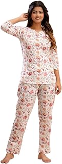 feranoid Women Full Sleeves Cotton Nightsuits Price In India
