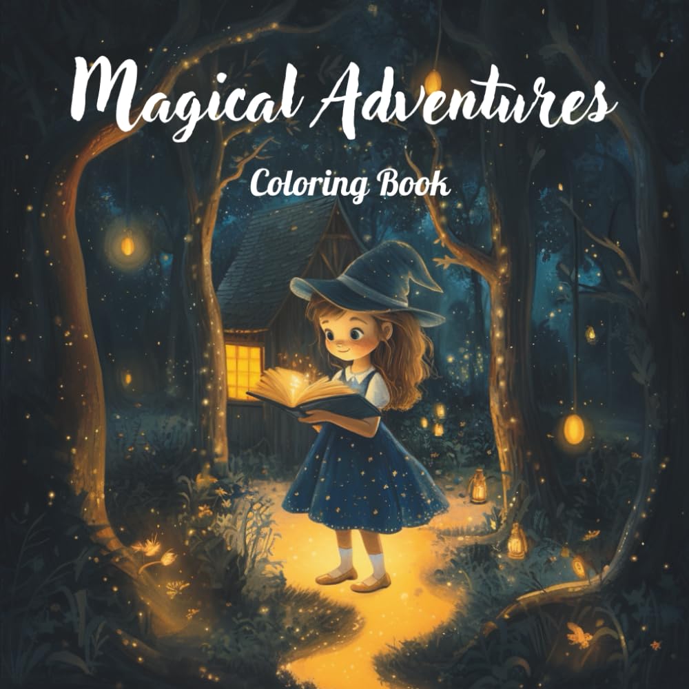 Magical Adventures Coloring Book: Fantasy Coloring Book for Kids Ages 5–9