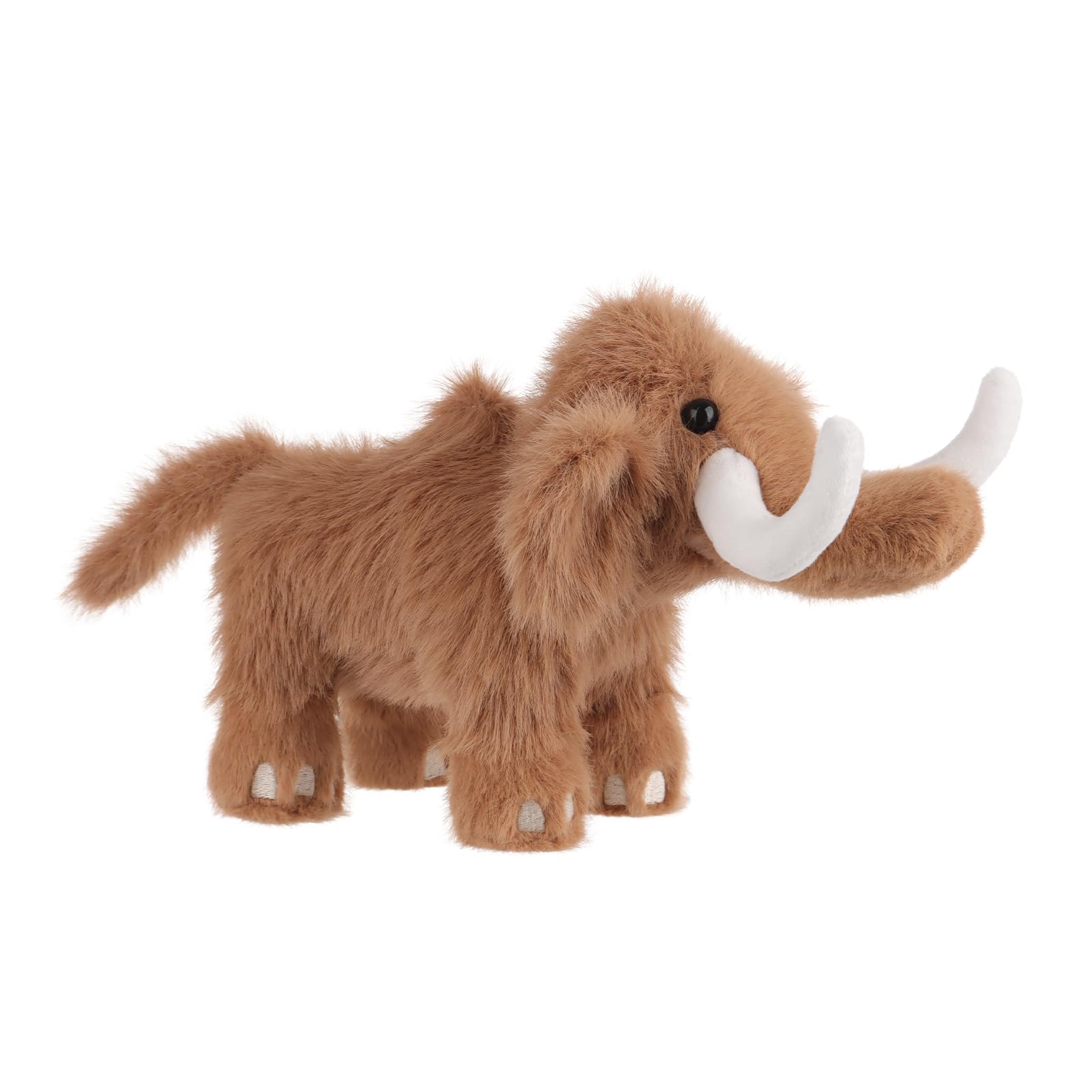Apricot Lamb Charming Mammoth Plushies Stuffed Animals for Kids, Soft Cute Plush Toys for Baby Girl and Boy, Fluffy Charming Mammoth Brown 7.5 Inches
