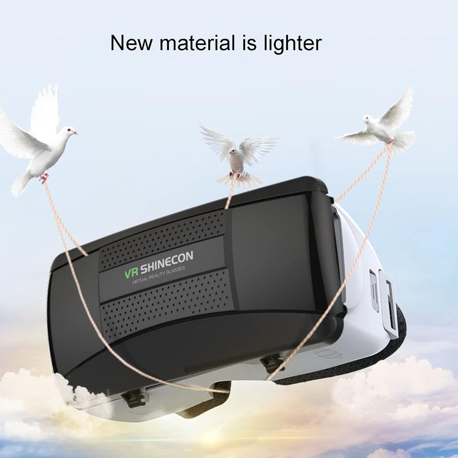 2022 new vr glasses mobile phone 3d virtual reality game helmet digital glasses 360 %c2%b0 panoramic immersive experience allowing myopia within