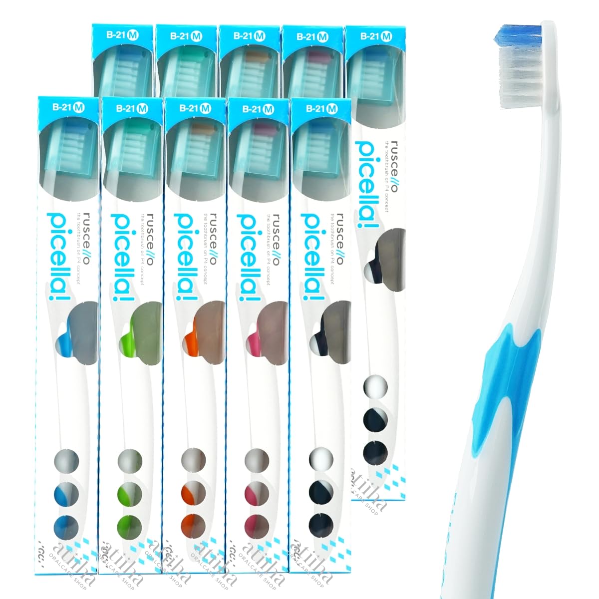 Amazon | GC ジーシー ルシェロ 歯ブラシ ピセラ B-21 M ふつう 10本