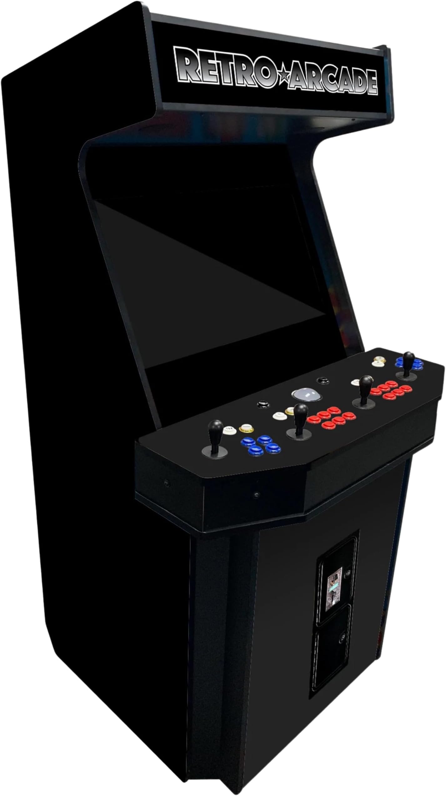4 Player Upright Arcade Machine with 4,708 Games in 1 32" Monitor Trackballs