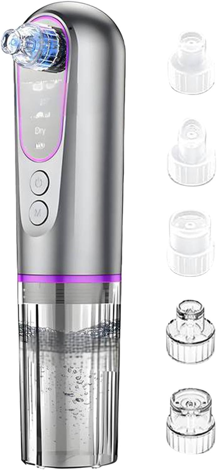 PORE DIRT Remover Vacuüm, Dirt Remover voor gezicht | 3 Stelniveaus Krachtige elektrische reinigingsmiddel – Gezichtsvacuüm poriënreiniger, gezichtsreinigingsgereedschap voor mannen, facial diepe rein