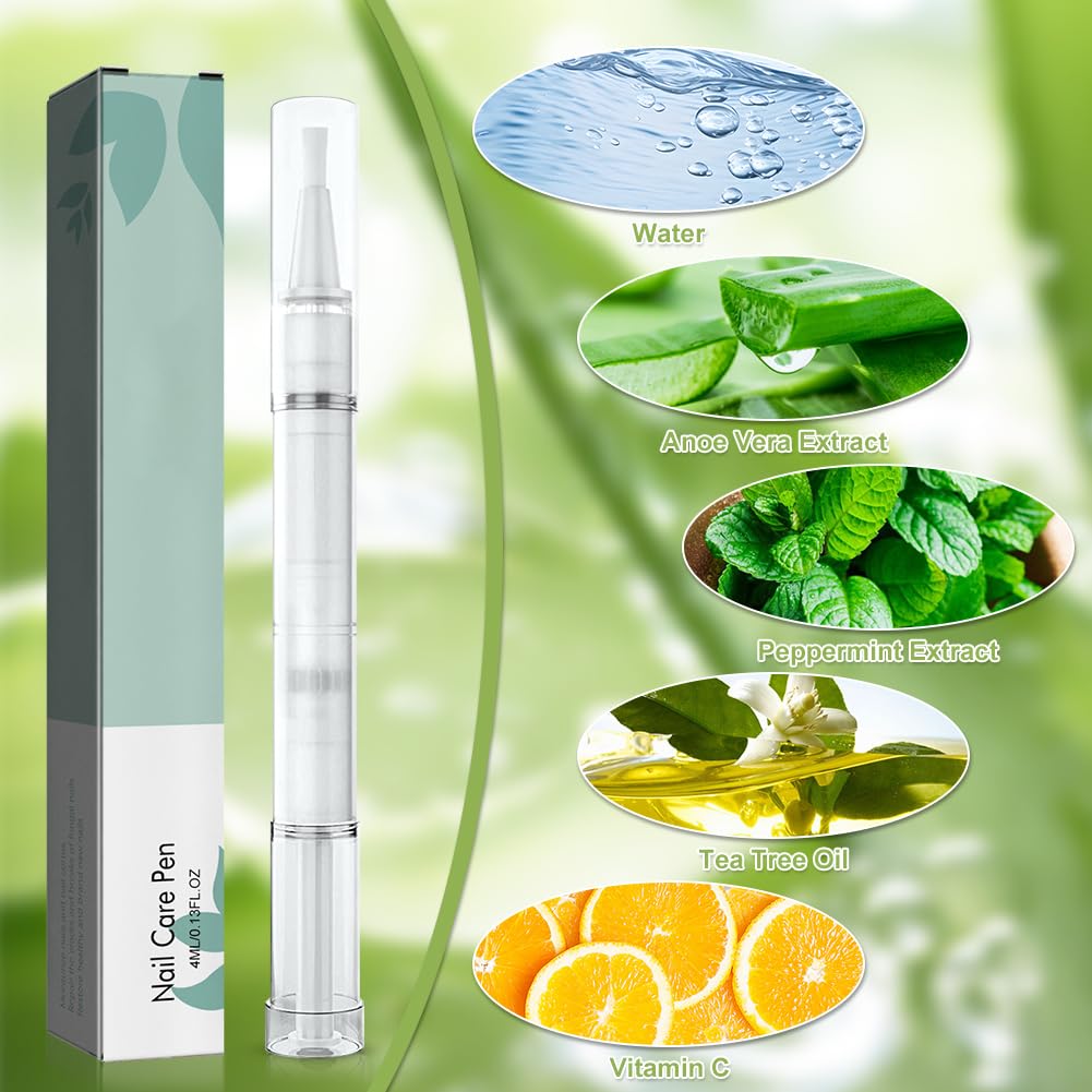 Nagelpilz Stift Care Nagelpflegestift für Fingernägel & Fußnägel mit Teebaumöl, Aloe Vera & Vitamin E, Nagelwachstum fördern