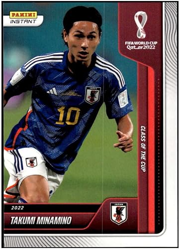 TAKUMI MINAMINO 2022 Panini Instant FIFA Qatar World Cup 1032 Japan #16 MT-MT+ Class of the Cup Soccer