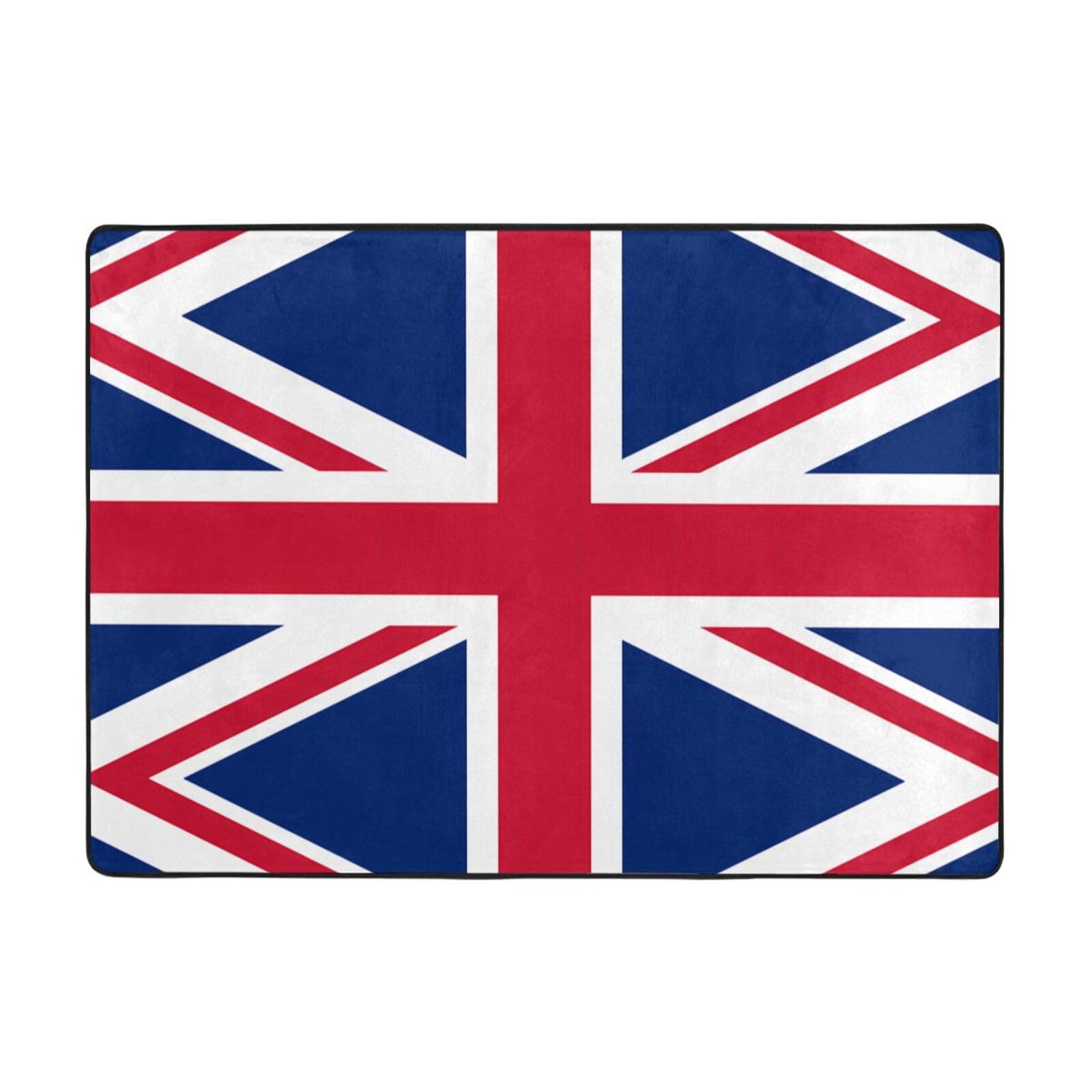 Tapis de sol chambre drapeau britannique 203x147 cm isole sol froid