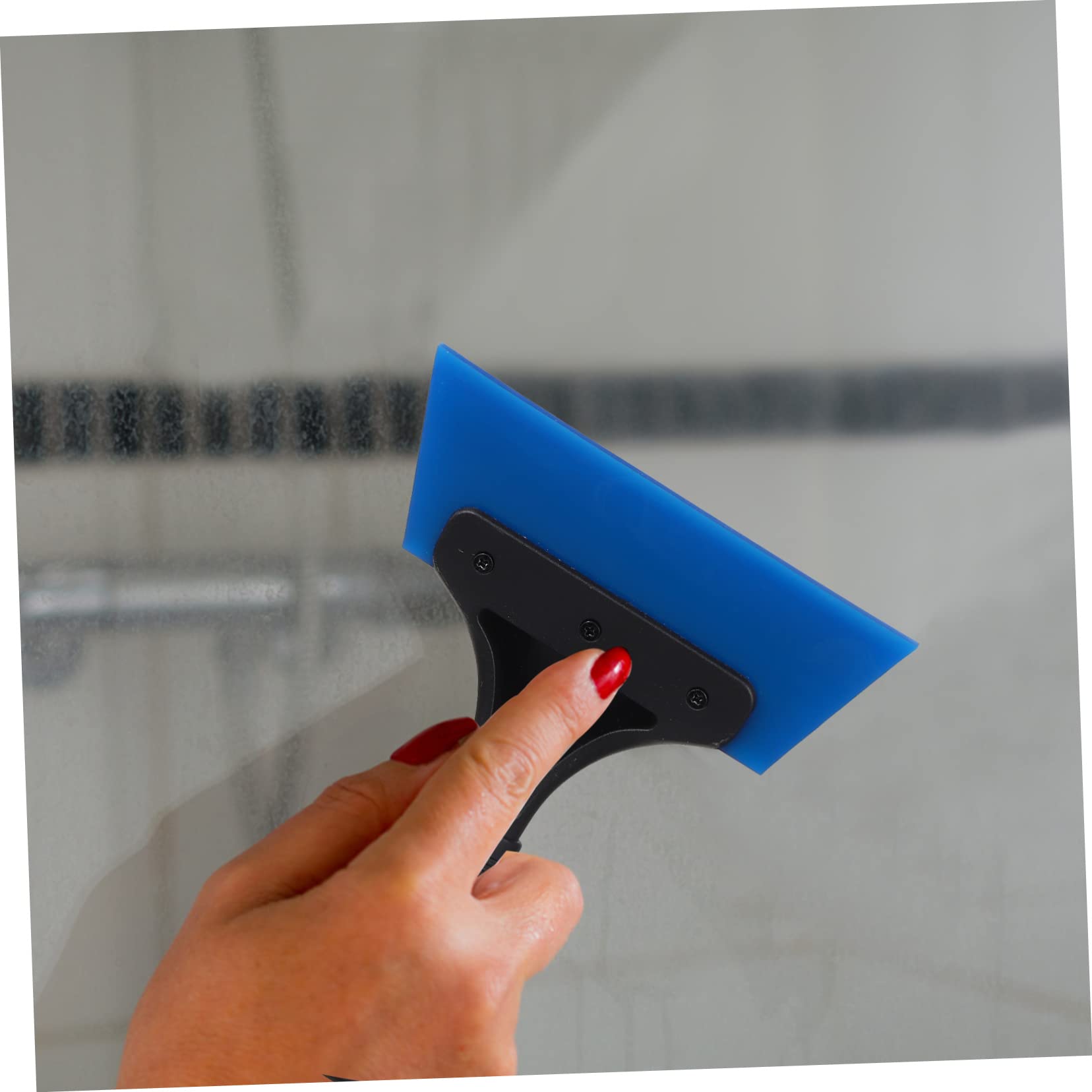 VOSAREA 2Pcs Film Squeegee Auto Window Tint Scraper for Smooth Application Bubble Removal Durable Wiper Tool for Windows Mirrors and Flat Surfaces