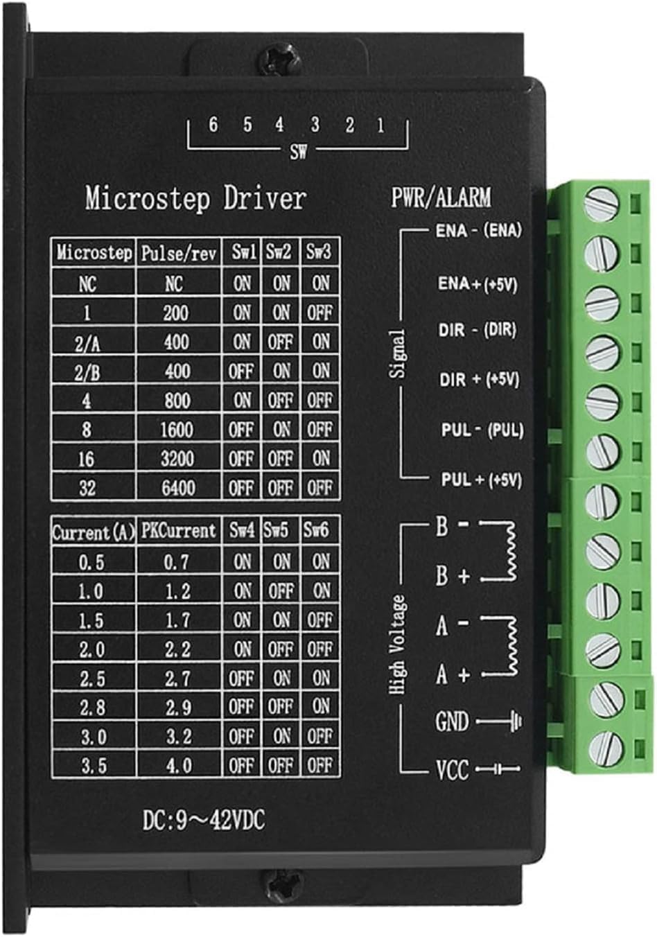 Stepper Motor Driver Controller 4A 9-40V Microstep CNC Module 32 Step Resolution H-Bridge Bipolar Current Control for UNO Rduino Compatible Industrial Automation Robotics DIY CNC Projects-picture-32