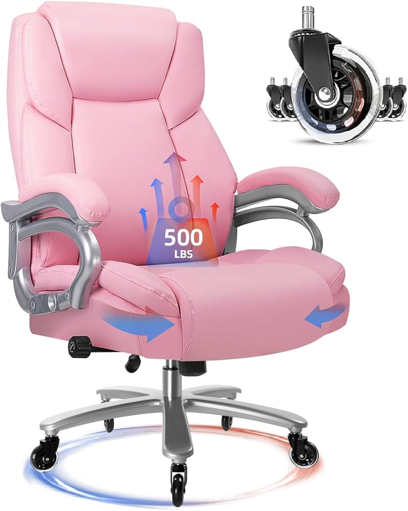 Amazon.com: Waleaf Big and Tall Office Chair 500lbs, Adjustable Amazon.com: Waleaf Big and Tall Office Chair 500lbs, Adjustable
