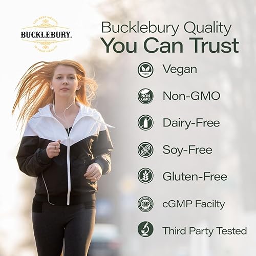 Miniatura 3 de BUCKLEBURY Wild Crafted - Gomitas de musgo marino irlandés con vejiga y raíz de bardana, multivitamínico masticable natural, veganas, para apoyo