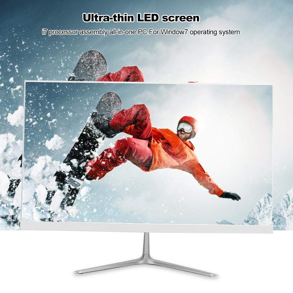 21,5-calowy komputer PC, ultracienki ekran LED i7-3520M, wielofunkcyjny komputer biurowy, dysk twardy o pojemności 256 GB (MICH)