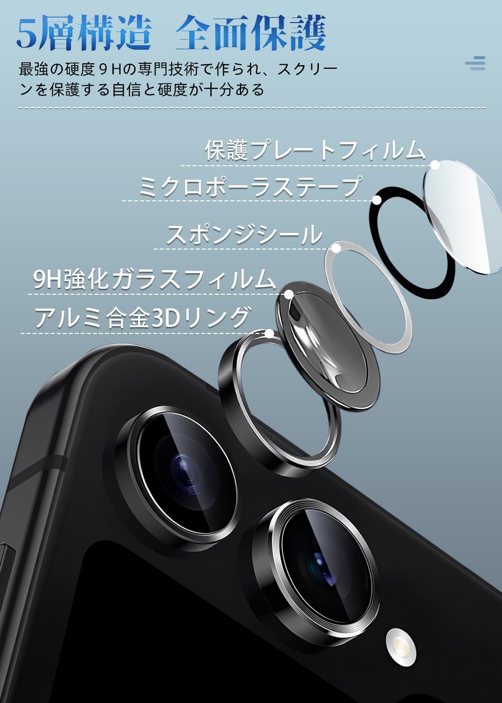 Amazon.co.jp: Kakuki for Galaxy Z Flip7 SC-55F SCG35 カメラ