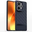 Pikkme Back Cover for Realme 15 5G Camera Protection 3D Hexa Cube Design Silicone Protective Bumper Case (Blue) gallery image