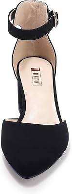 IDIFU Women's IN2 Pumps Low Block Heels